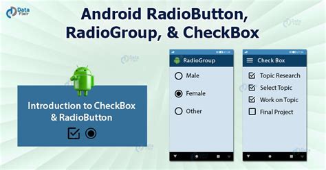 Android Radiobutton Radiogroup And Checkbox A Complete Guide