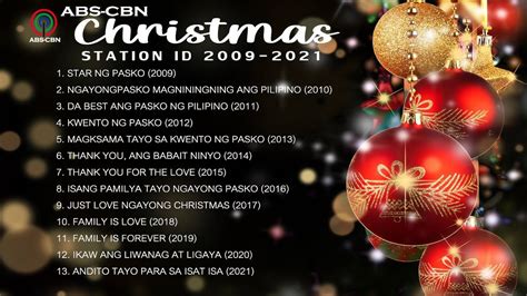 Abs Cbn Christmas Station Id 2022 Non Stop Compilation ~2009 2021