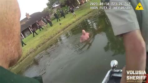 Caught On Camera Naked Man Battles Deputies With Hose And Seaweed Kval