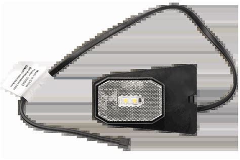 Lampa Obrysowa Aspock Flexipoint Led Bia A Z Uchwytem I Kablem M Dc