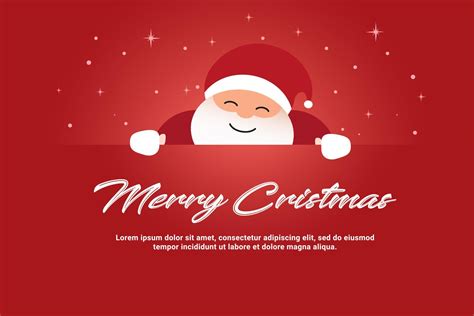 merry christmas with santa background 10393875 Vector Art at Vecteezy