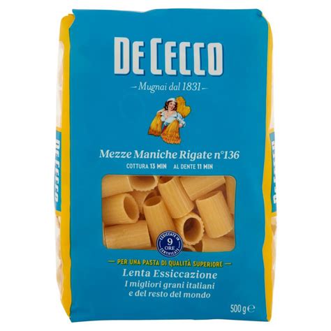 De Cecco Mezze Maniche Rigate N Everli