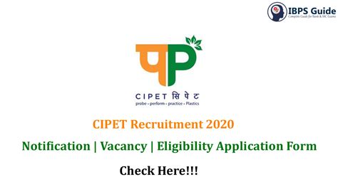 Cipet Recruitment 2020 70 Vacancies For Technical And Non Technical Post