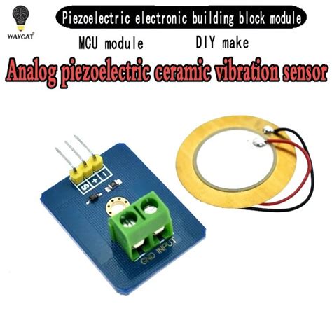 Drum Simulate Piezoelectric Sensor Analog Ceramic Vibration Sensor Module Piezoelectricity For