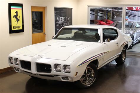 Used 1970 Pontiac Gto Ht White Coupe 66l V8 Manual For Sale Photos