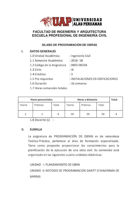 PDF SILABO uap edu pe PDF fileAnálisis de costos unitarios