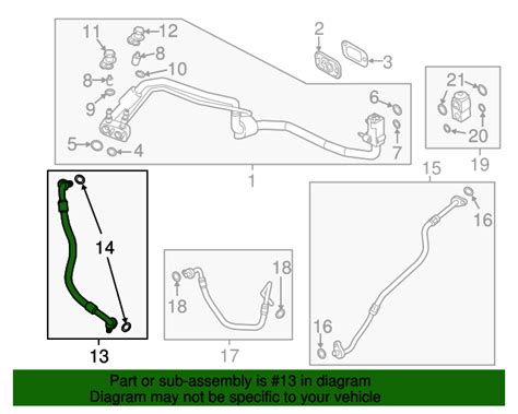 A C Refrigerant Suction Hose Volvo Volvo Oem