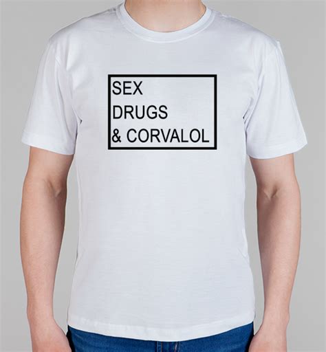 Мужская футболка Sex drugs corvalol купить в Минске с доставкой цена