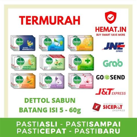 Jual Isi Pcs Dettol Sabun Batang Gr Gr Dettol Soap Bar Dettol