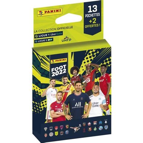 Stickers Foot Ligue 1 2021 22 Panini Blister De 13 Pochettes 2