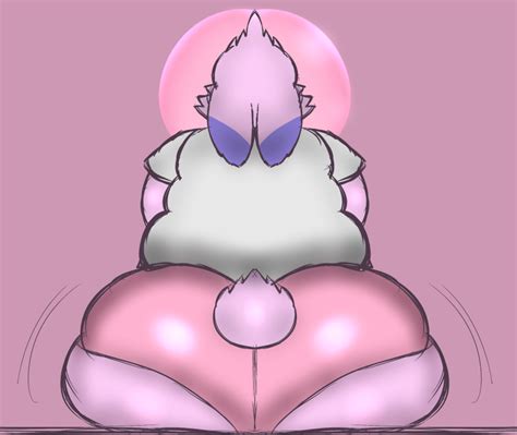 Rule 34 Anonymous Artist Anthro Ass Big Butt Bubble Butt Bubble Gum Butt Focus Candy Clothing