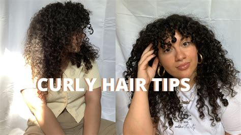 My Curly Hair Technique Tips Youtube