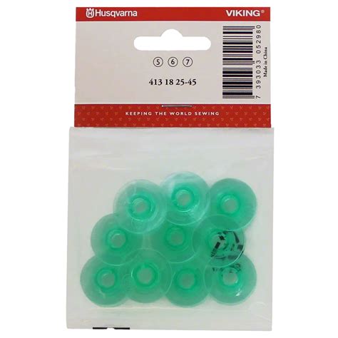 Husqvarna Viking 10pk Plastic Bobbins Top