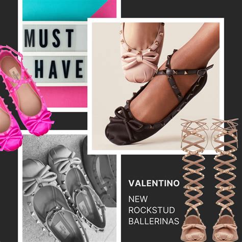 Valentino New Rockstud Ballerinas | Sandra‘s Closet
