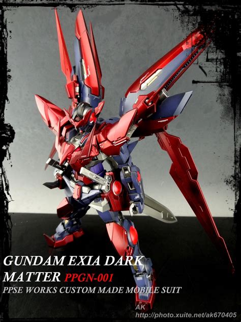 GUNDAM GUY: MG 1/100 Gundam Exia Dark Matter - Painted Build