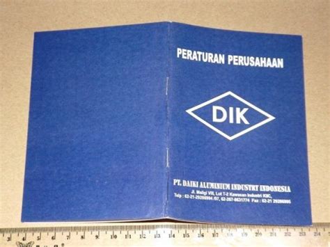 Contoh Desain Dan Cetak Buku Pp Peraturan Perusahaan Industri Artofit