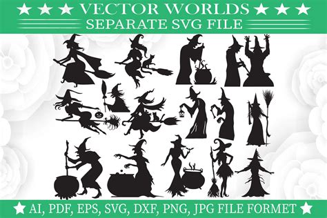 Halloween witch Svg, Witch Svg | Illustrator Graphics ~ Creative Market