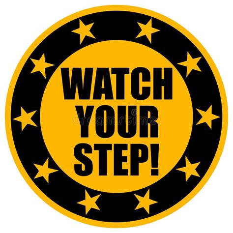 Watch Your Step Vector Stock Illustrations 372 Watch Your Step Vector Stock Illustrations