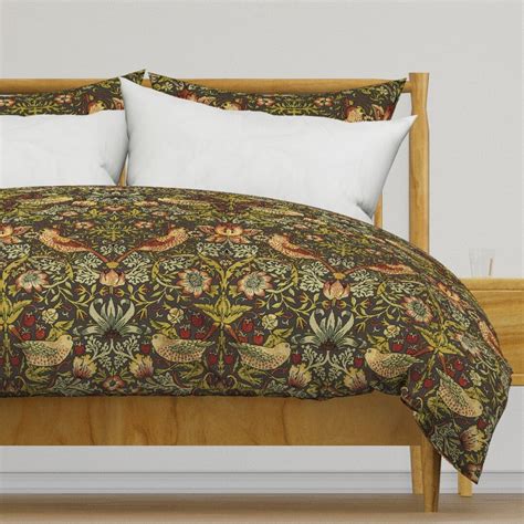 William Morris Bedding Strawberry Thief By Peacoquettedesigns Damask