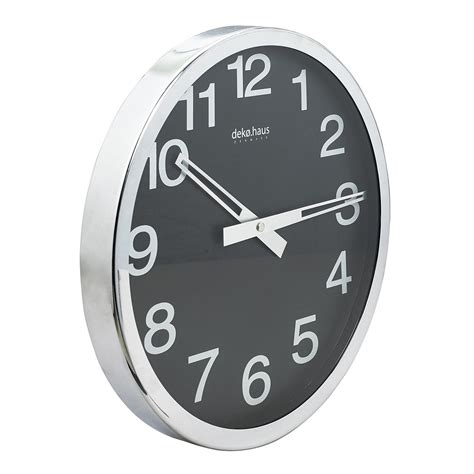 Reloj De Pared Cromado Cms