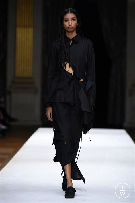 Yohji Yamamoto SS24 Womenswear 24 Tagwalk Le Moteur De Recherche