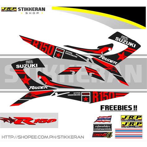 Suzuki Raider Reborn Combat Series Decal Shopee Philippines