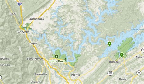 Norris Lake List Alltrails