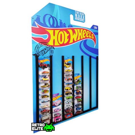 Coleccionador De Hotwheels Con Blister Para Autos Retro Elite