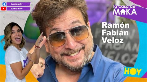 Ramón Fabián Veloz hoy en lacasademaka un programa en familia música