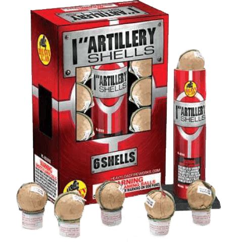 1" ARTILLERY SHELL - Sky King Fireworks