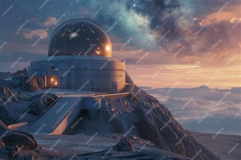 Premium Photo Celestial Observatory Where Astronomers From Diffe