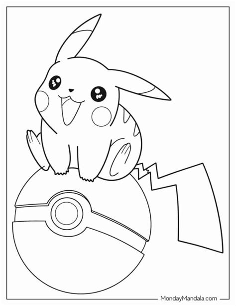 Pikachu Coloring Pages Free Pdf Printables Pikachu Coloring Page