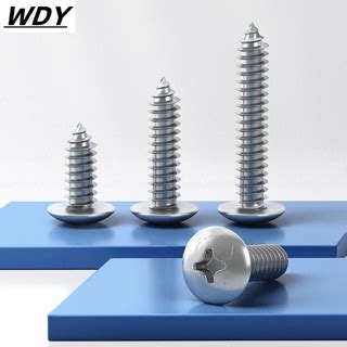 Wdy Stainless Steel Phillips Large Flat Head Self Tapping Screws