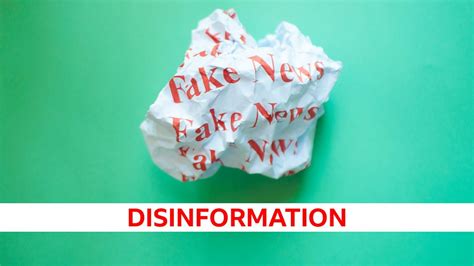 Misinformation Vs Disinformation What Do These Types Of Fake News Mean