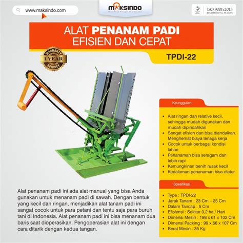 Alat Penanam Padi Efisien Dan Cepat Toko Mesin Maksindo