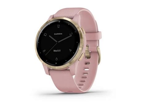 Garmin Vivoactive 4S Dust Rose Light Gold SKU 010 02172 34