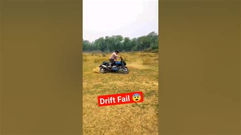 Drift Fail Gone Wrong 😨 Shorts Youtubeshorts Shortsvideo Pulsar125