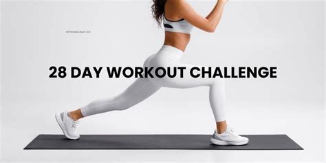 28 Day Workout Challenge To Start Exercising Again