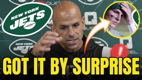 Nobody Was Expecting This Unfortunately It Happened New York Jet