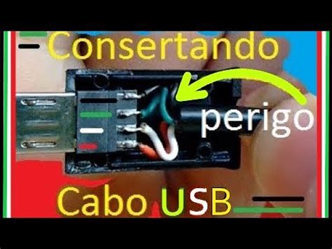 Como Consertar Cabo Usb Parte Cuidado Cabo De Baixa Qualidade