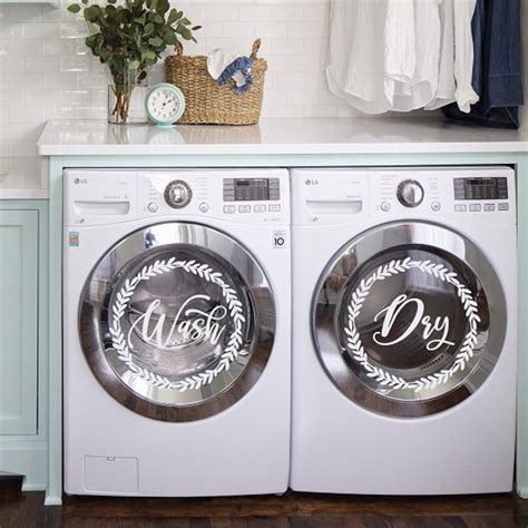 Washer Dryer Decal Etsy