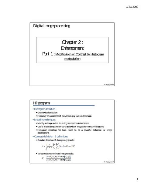 Pdf Dip Chapter Part Histogram Manipulation Dokumen Tips