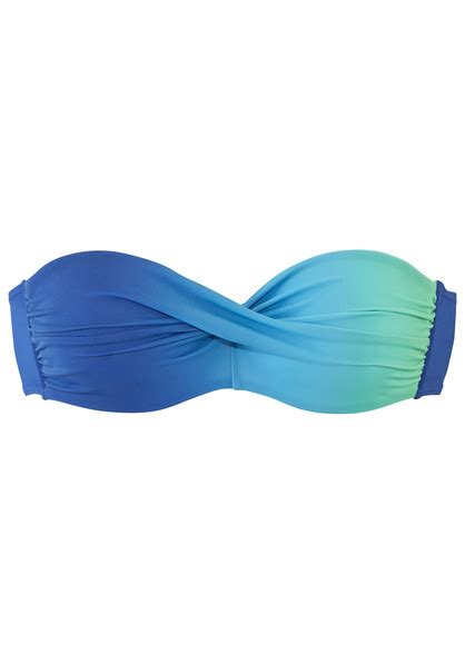 Lascana B Gel Bandeau Bikini Blau T Rkis Cup B