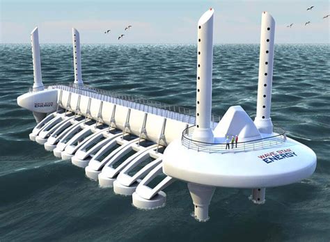 Piattaforme Wave Star Energia Rinnovabile Dalle Onde Del Mare