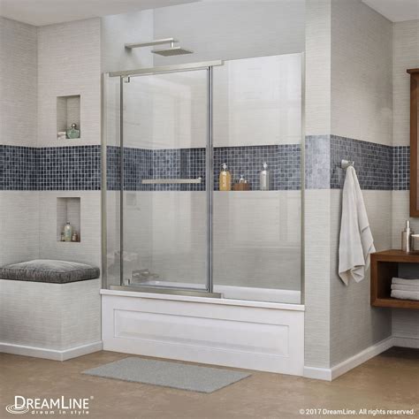 Dreamline Vitreo X 58 Inch To 58 3 4 Inch X 58 Inch Semi Frameless