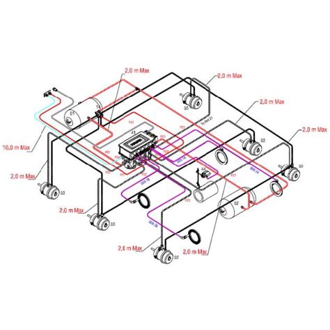 BRAKETEC TRAILER BRAKE KIT TRI AXLE B D RT HALDEX EB GEN3 Air