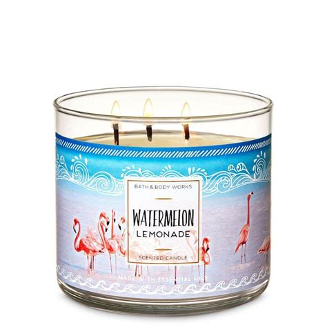 Bath And Body Works Watermelon Lemonade 3 Wick Candle