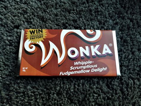 Wonka Bar Whipple Scrumptious Fudgemallow Delight From The 2005 Tim Burton Film Retro Toy