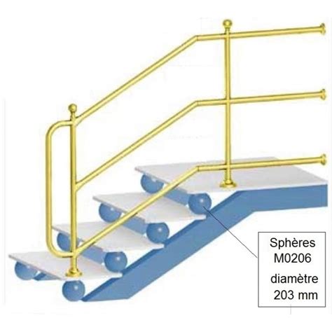 Main Courante Laiton Barre Tube Creux Rond Poli Esse Fr