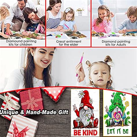 D Christmas Diamond Painting Gnomes Kits For Adults Diy Full Round